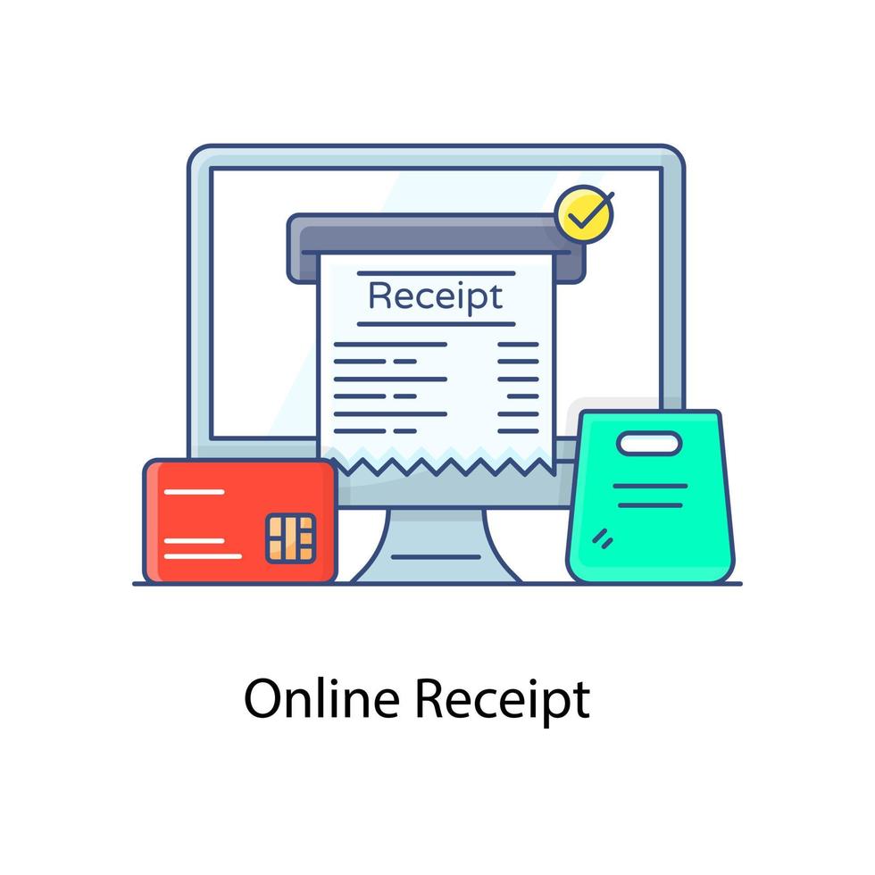 recibos eletrônicos receipts, online receipts